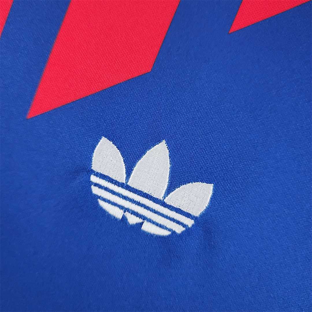 MAILLOT FRANCE DOMICILE 1988/1990 VERSION MANCHES LONGUES - Maillot du Monde