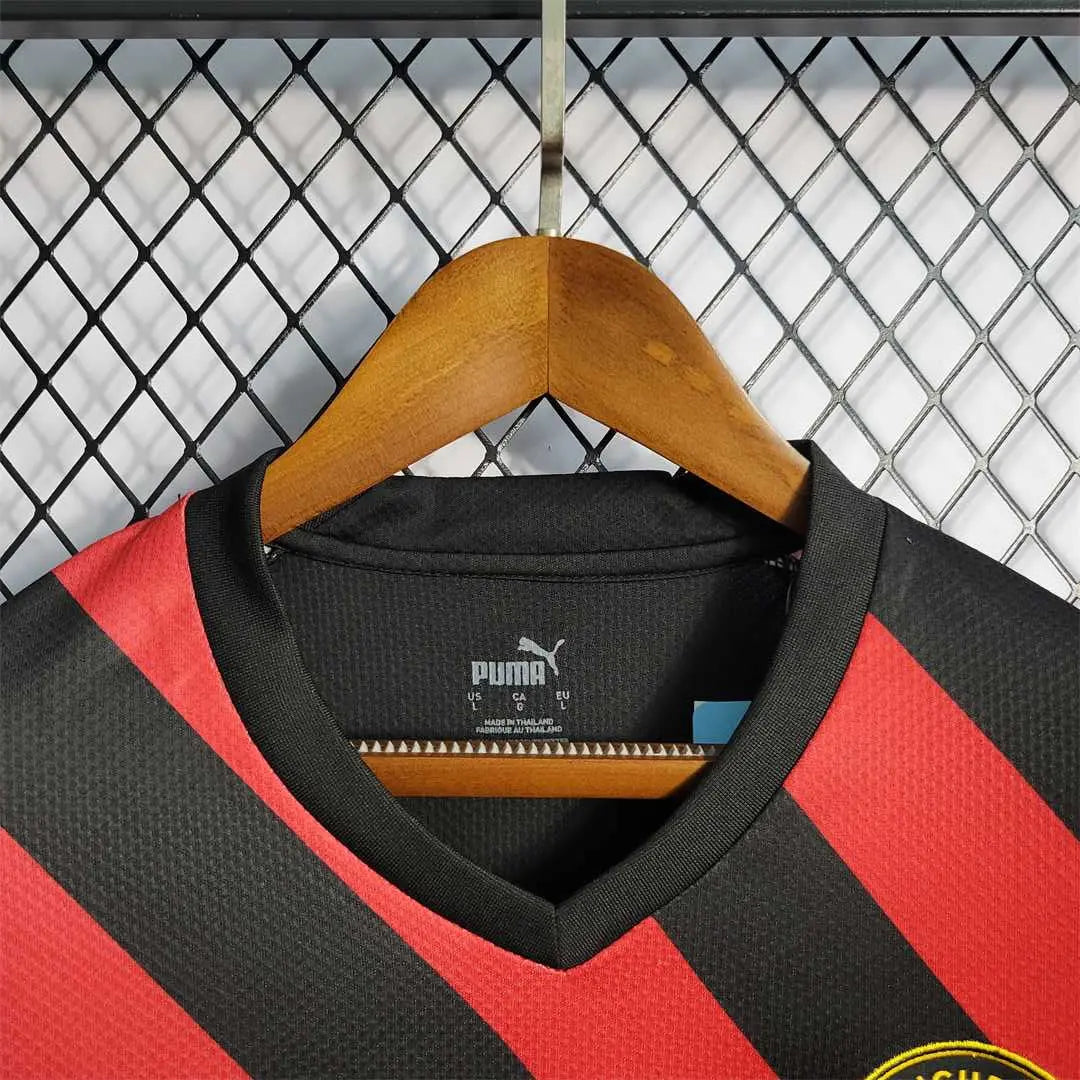 MAILLOT MANCHESTER CITY EXTÉRIEUR 2022/2023 VERSION MANCHES LONGUES - Maillot du Monde