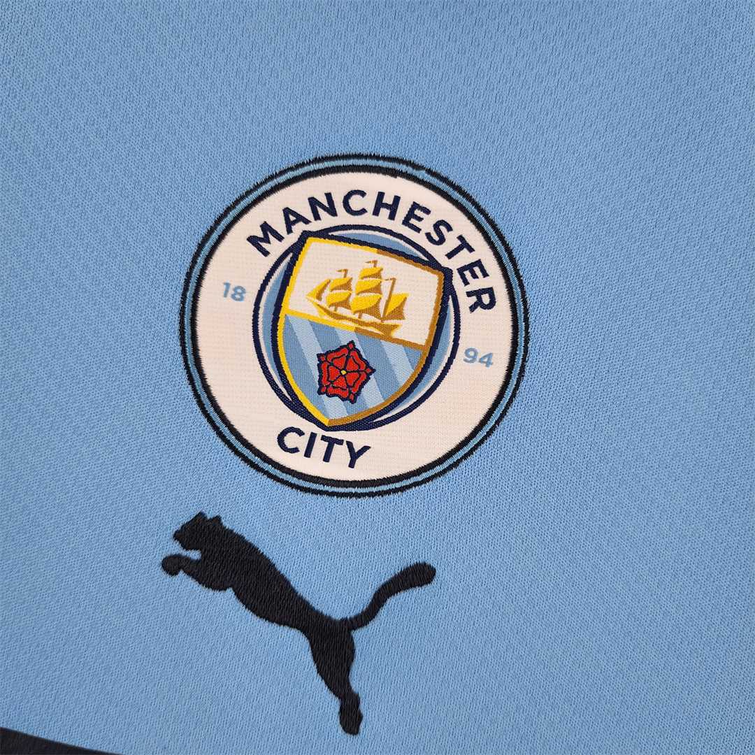 MAILLOT MANCHESTER CITY DOMICILE 2022/2023 VERSION MANCHES LONGUES - Maillot du Monde