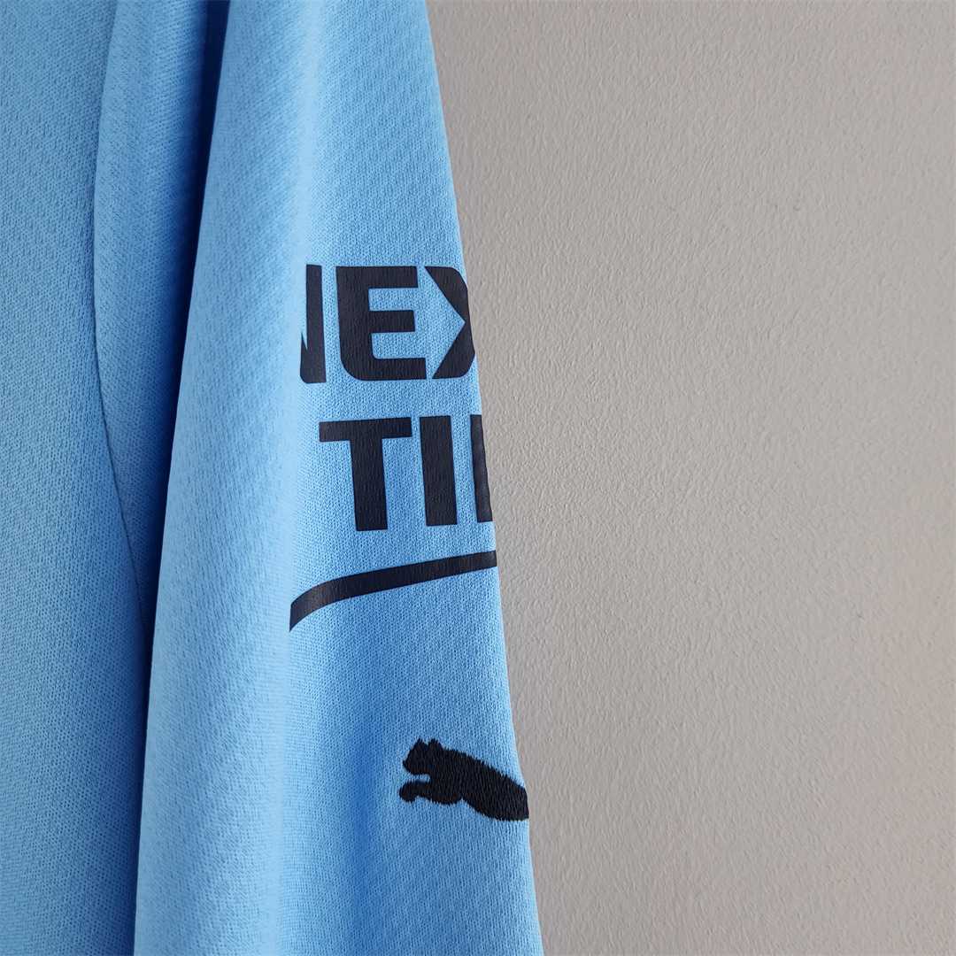 MAILLOT MANCHESTER CITY DOMICILE 2022/2023 VERSION MANCHES LONGUES - Maillot du Monde