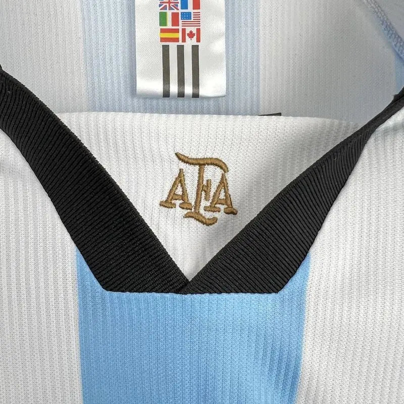 MAILLOT ARGENTINE DOMICILE 1998 VERSION MANCHES LONGUES - Maillot du Monde