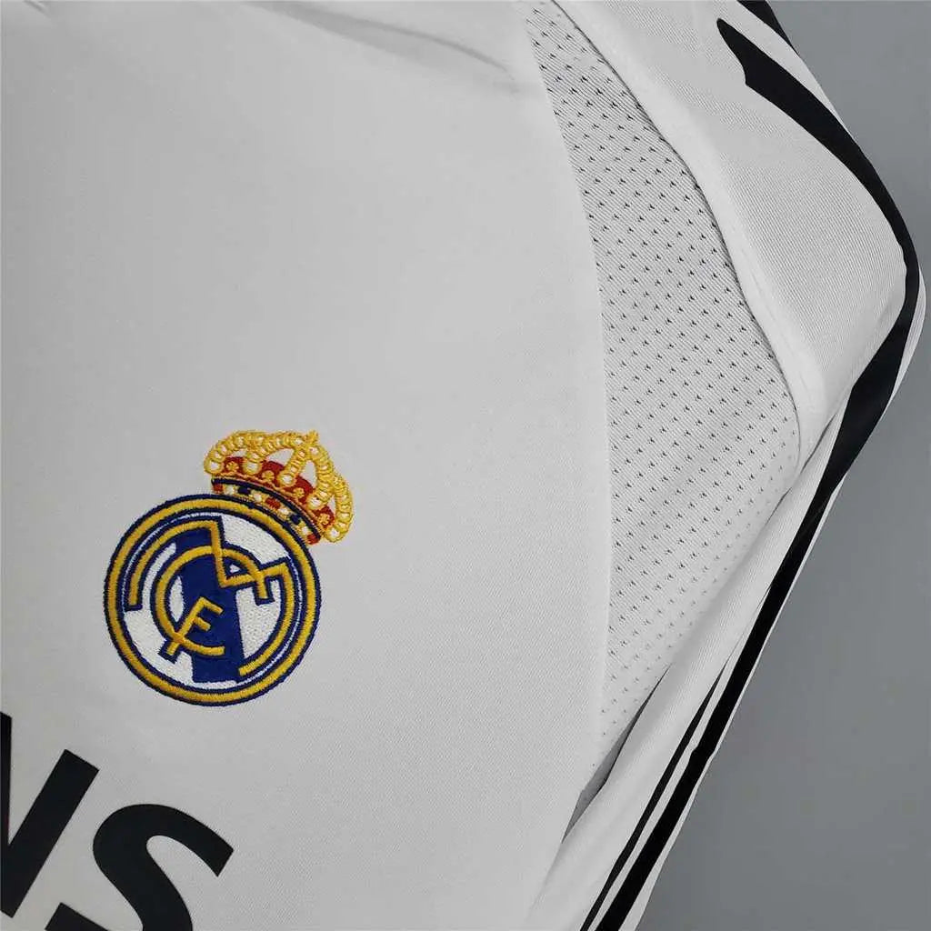 MAILLOT RÉAL MADRID DOMICILE 2005/2006 VERSION MANCHES LONGUES - Maillot du Monde