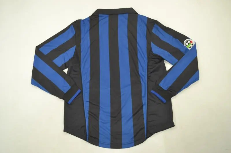 MAILLOT RETRO INTER MILAN DOMICILE 1998/1999 VERSION MANCHES LONGUES - Maillot du Monde