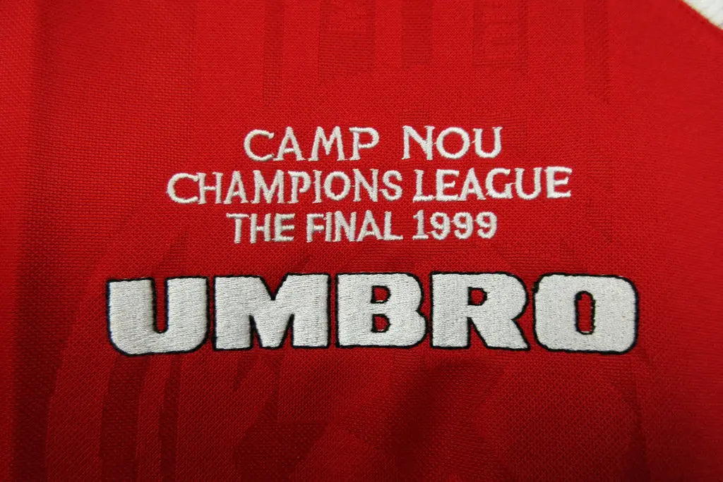 MAILLOT MANCHESTER UNITED DOMICILE 1999/2000 VERSION MANCHES LONGUES - Maillot du Monde