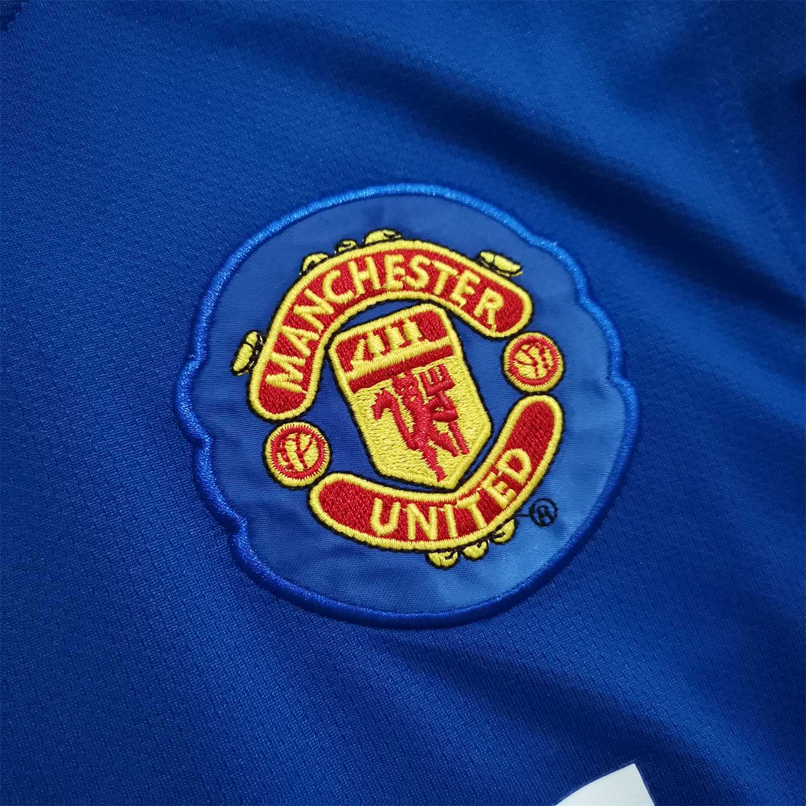 MAILLOT MANCHESTER UNITED EXTÉRIEUR 2008/2009 VERSION MANCHES LONGUES - Maillot du Monde