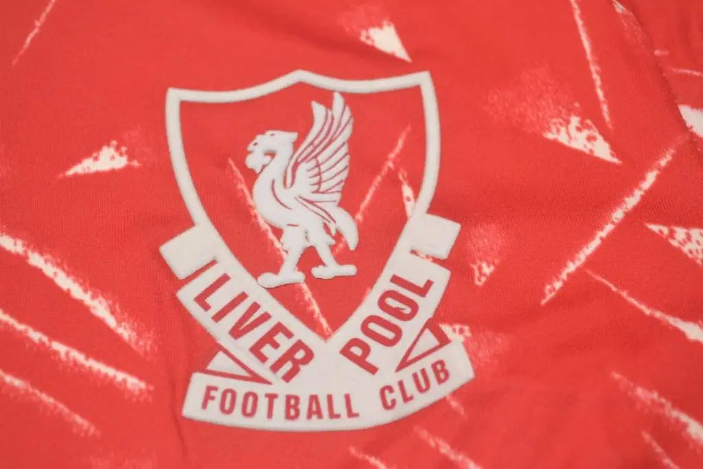 MAILLOT RETRO LIVERPOOL DOMICILE 1989/1990 VERSION MANCHES LONGUES - Maillot du Monde