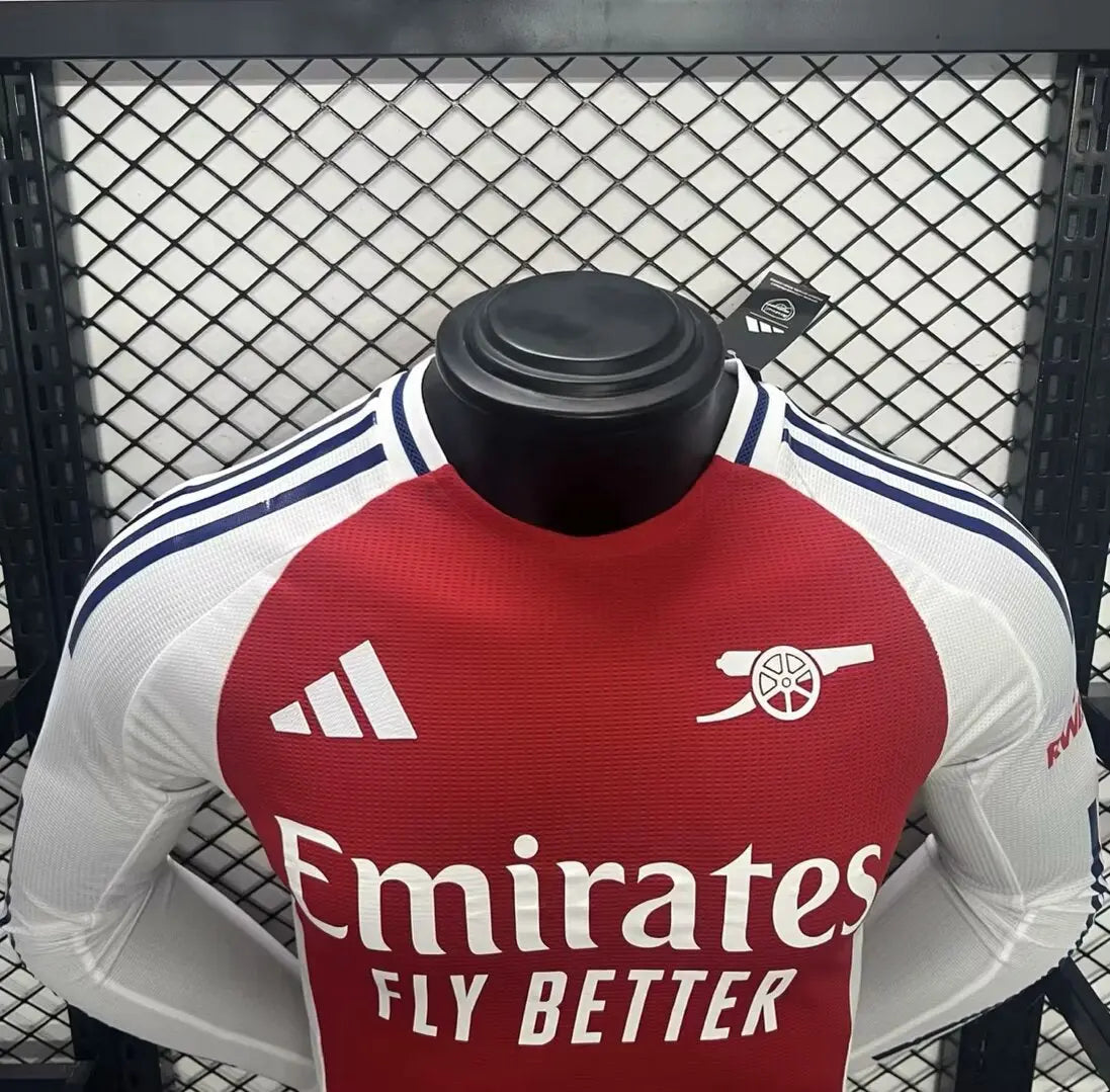MAILLOT ARSENAL DOMICILE 2024/2025 VERSION MANCHES LONGUES - Maillot du Monde