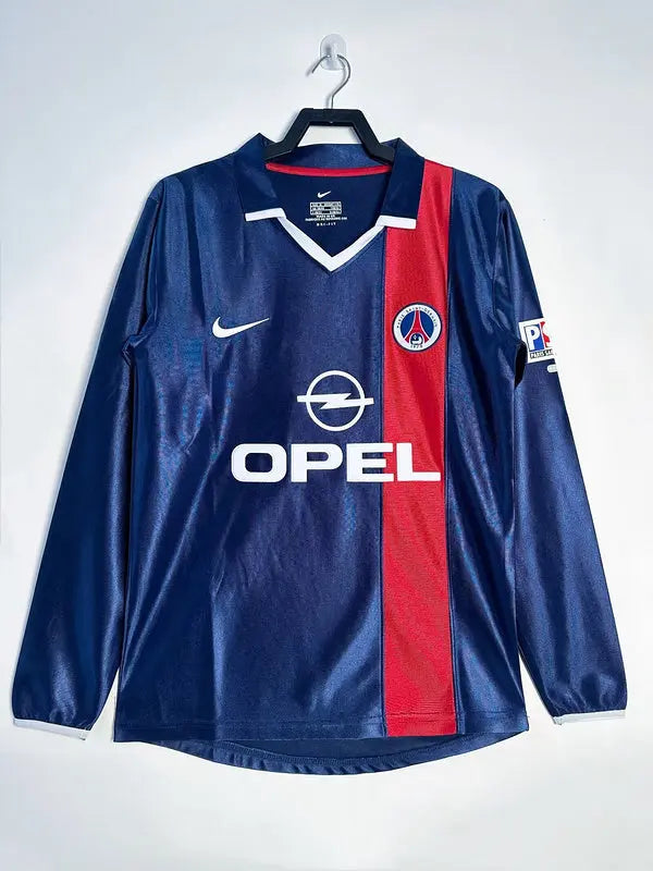 MAILLOT PSG DOMICILE 2001/2002 VERSION MANCHES LONGUES - Maillot du Monde
