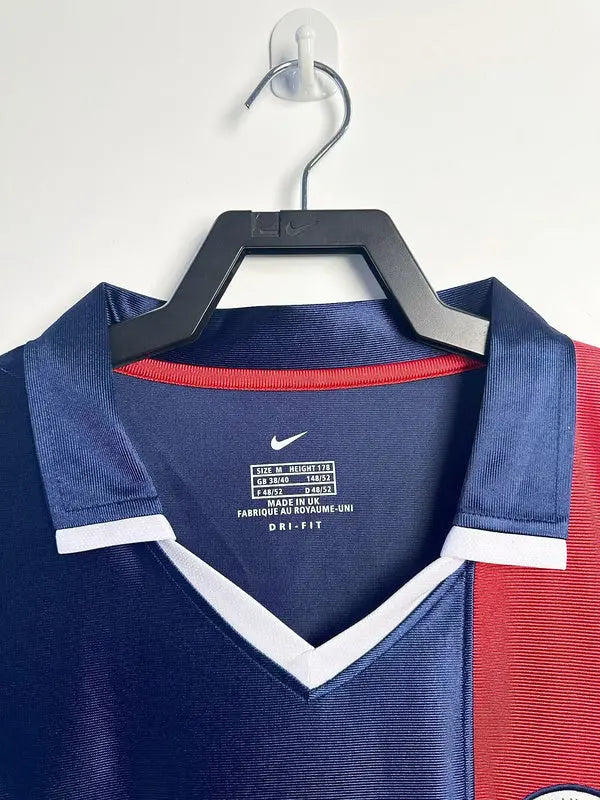 MAILLOT PSG DOMICILE 2001/2002 VERSION MANCHES LONGUES - Maillot du Monde