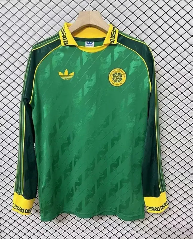 MAILLOT RETRO CELTIC 2024/2025 VERSION MANCHES LONGUES - Maillot du Monde