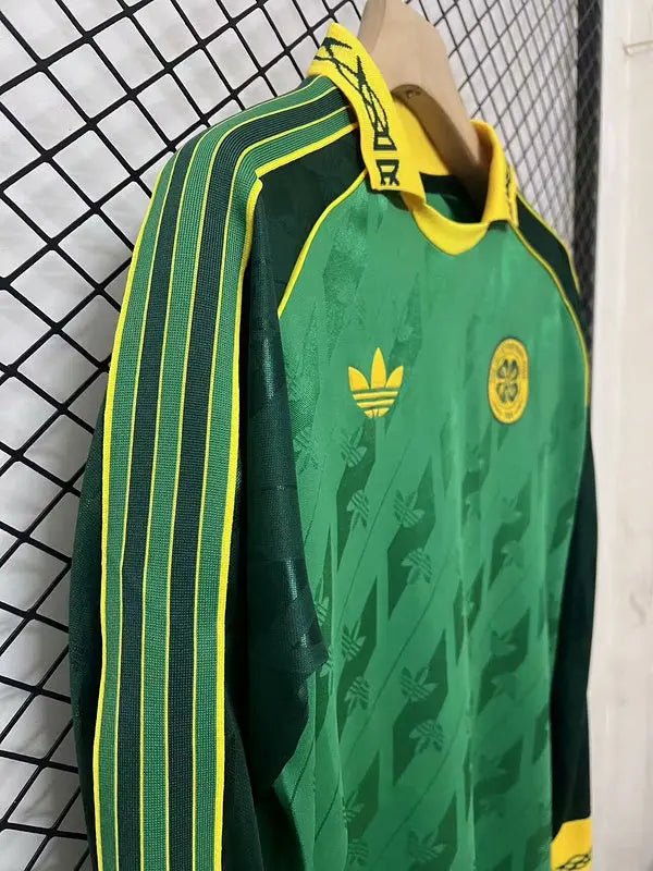 MAILLOT RETRO CELTIC 2024/2025 VERSION MANCHES LONGUES - Maillot du Monde