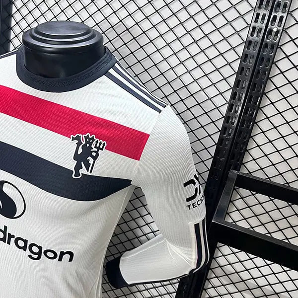 MAILLOT MANCHESTER UNITED EXTÉRIEUR 2024/2025 VERSION MANCHES LONGUES - Maillot du Monde