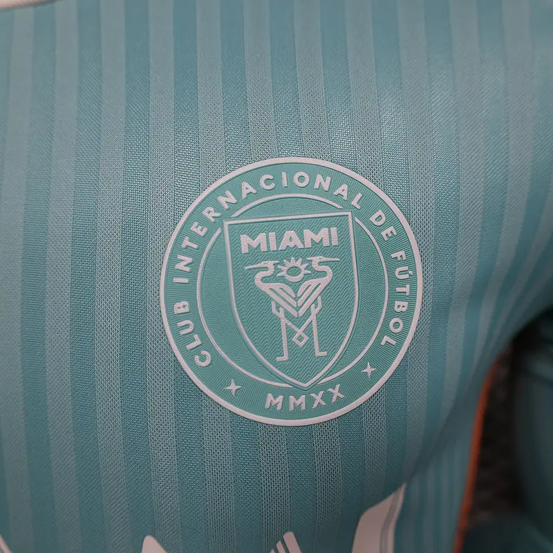 MAILLOT INTER MIAMI EXTÉRIEUR 2024/2025 VERSION MANCHES LONGUES - Maillot du Monde