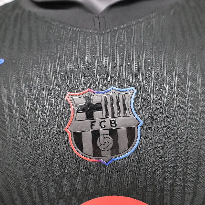 MAILLOT BARCELONE EXTÉRIEUR 2024/2025 VERSION MANCHES LONGUES - Maillot du Monde