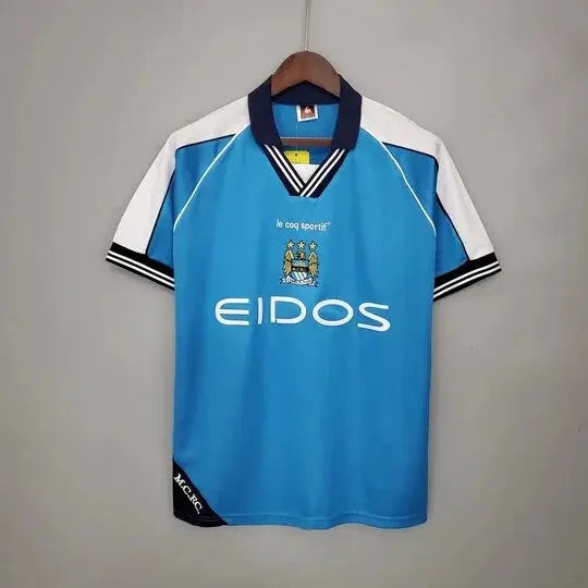 MAILLOT RETRO MANCHESTER CITY 1999/2001 - Maillot du Monde