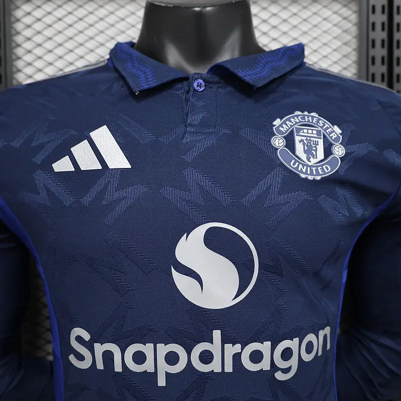MAILLOT MANCHESTER UNITED EXTÉRIEUR 2024/2025 VERSION MANCHES LONGUES - Maillot du Monde