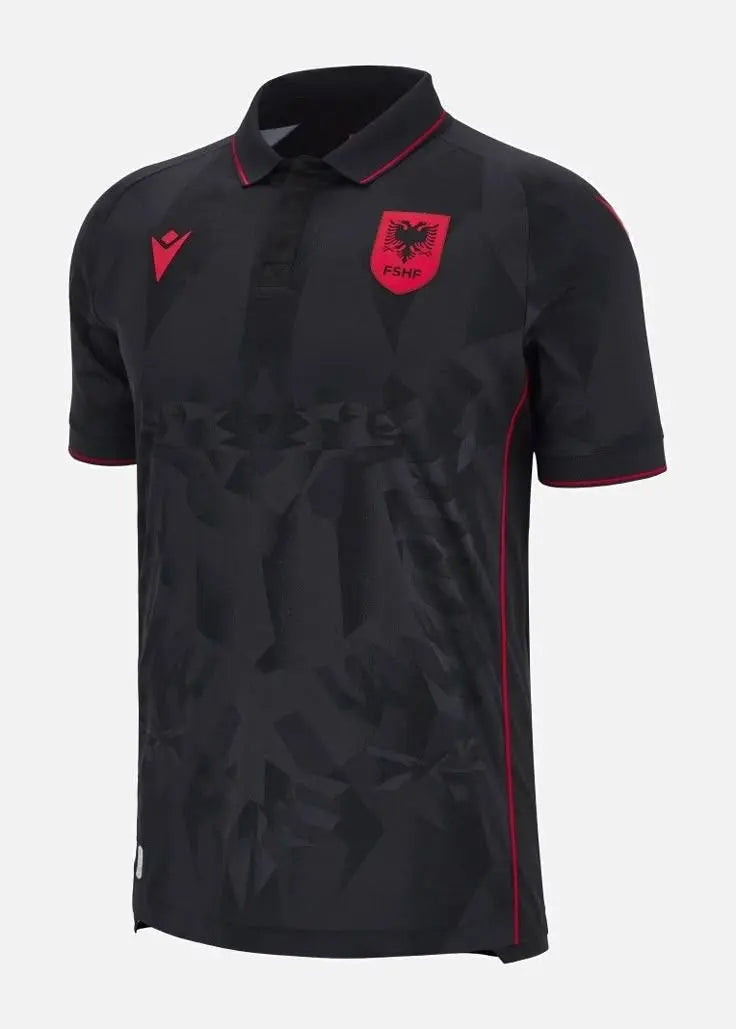 Maillot albanie 2024 noir - Maillot du Monde