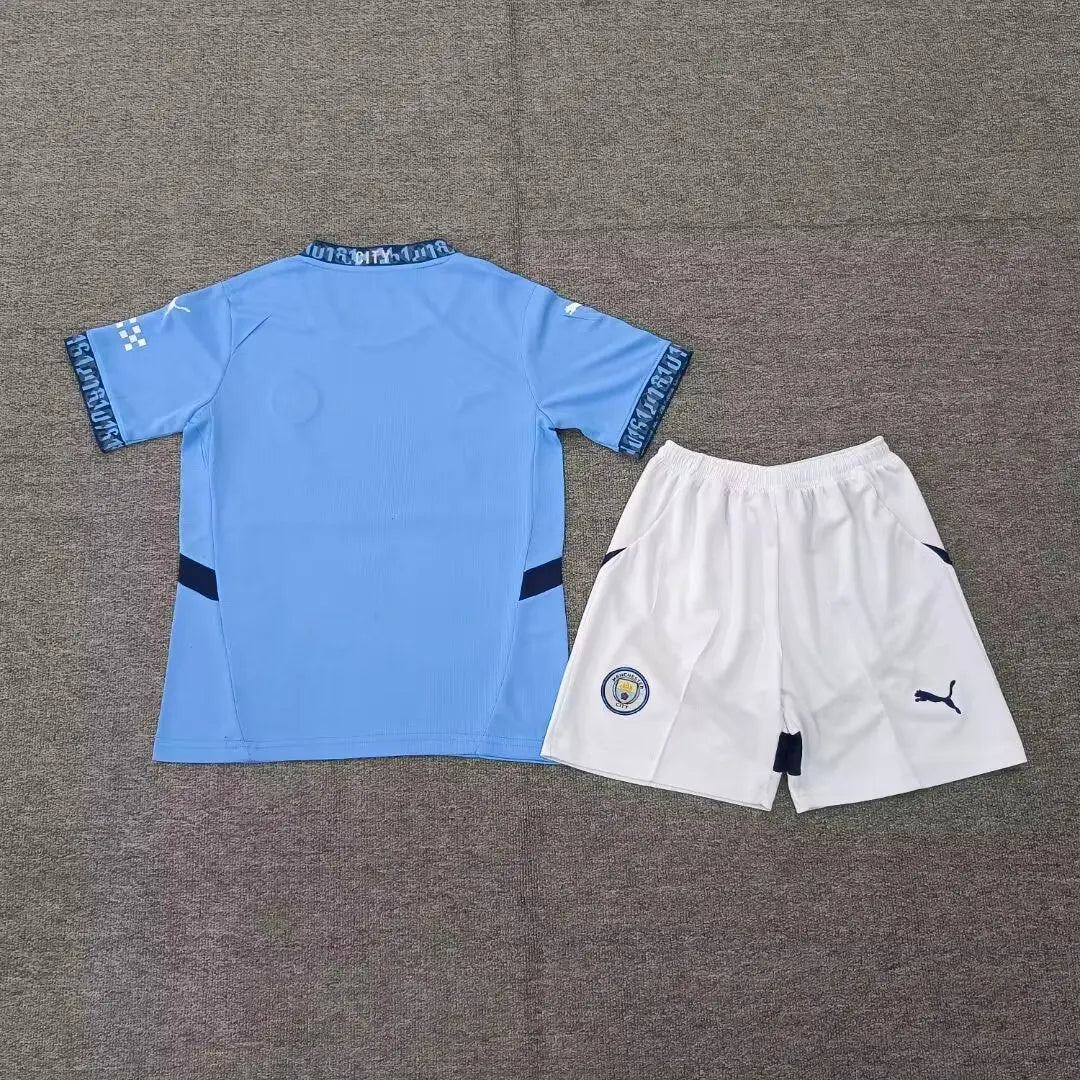 MAILLOT ENFANT MANCHESTER CITY DOMICILE 2024/2025 - Maillot du Monde