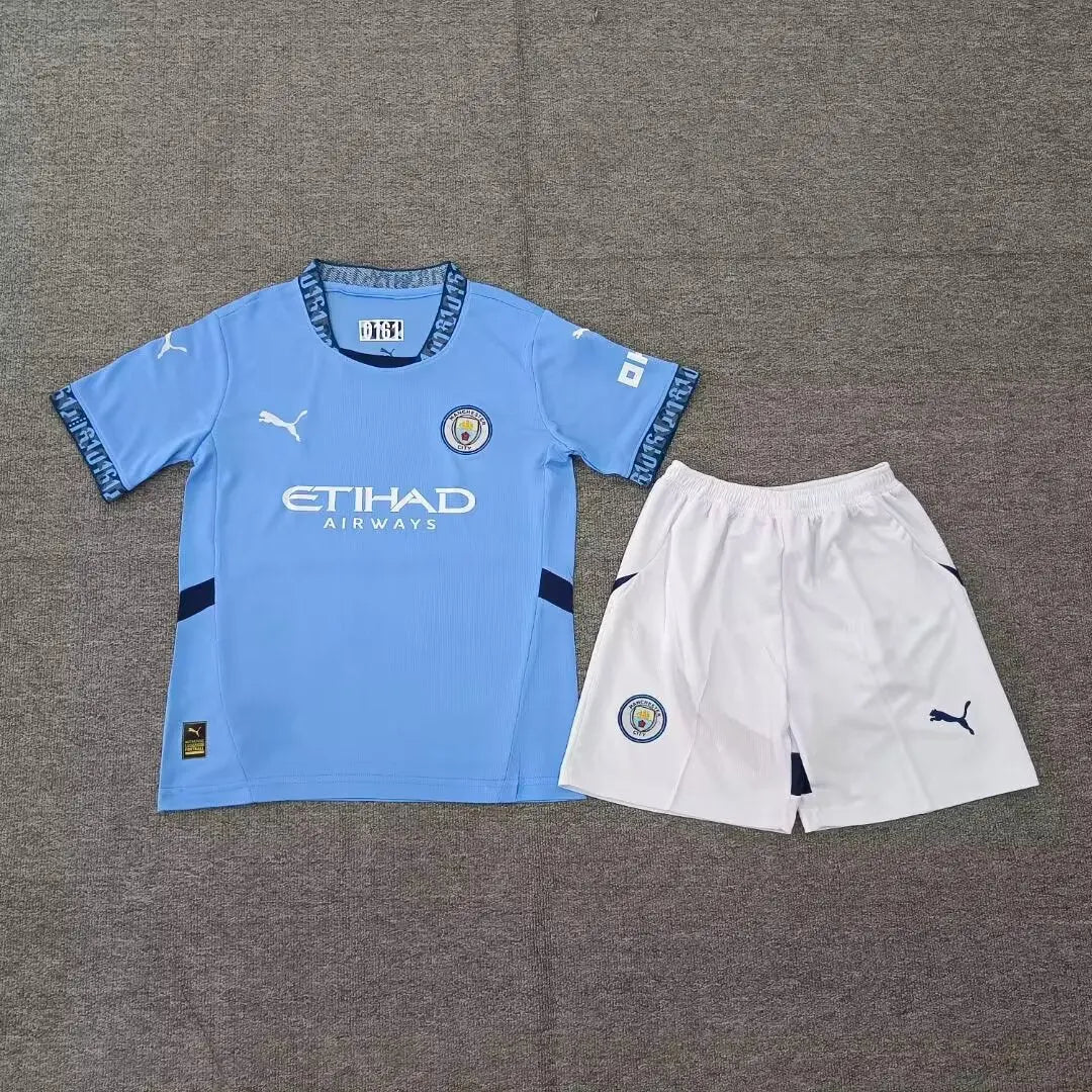 MAILLOT ENFANT MANCHESTER CITY DOMICILE 2024/2025 - Maillot du Monde
