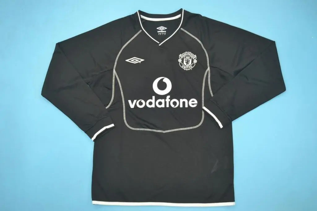 MAILLOT MANCHESTER UNITED RETRO VERSION MANCHES LONGUES - Maillot du Monde