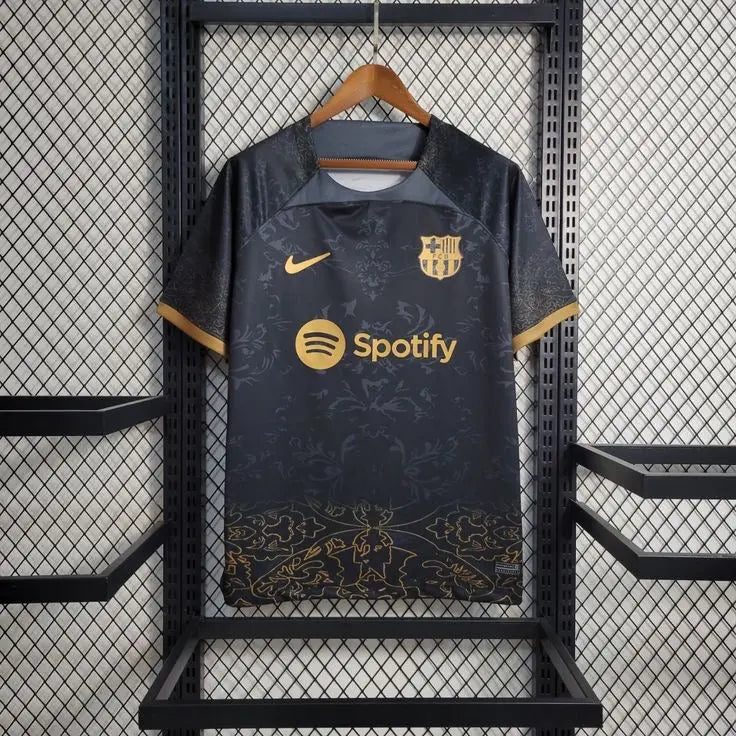 Maillot Barça spécial edition or noir 23/24 Maillot du Monde