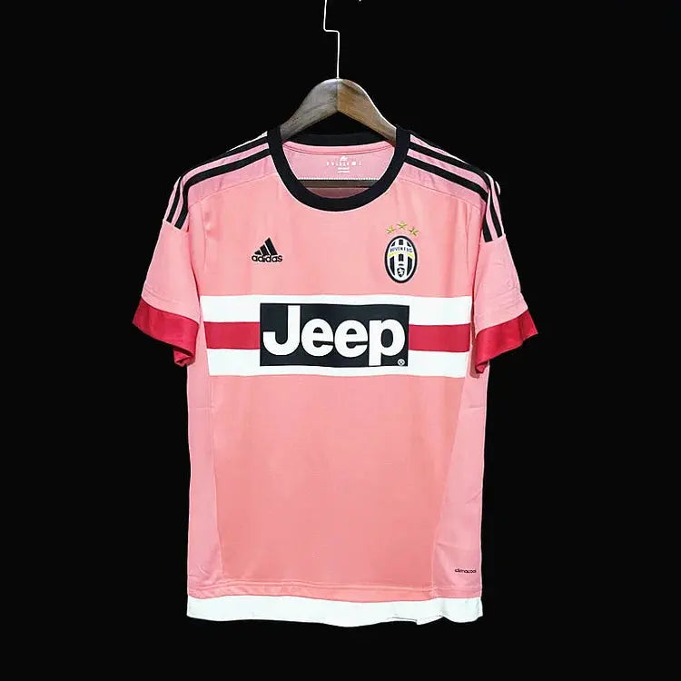 MAILLOT RETRO JUVENTUS ROSE 2015/2016 - Maillot du Monde