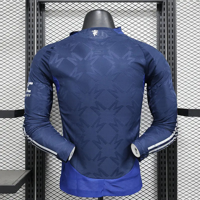 MAILLOT MANCHESTER UNITED EXTÉRIEUR 2024/2025 VERSION MANCHES LONGUES - Maillot du Monde