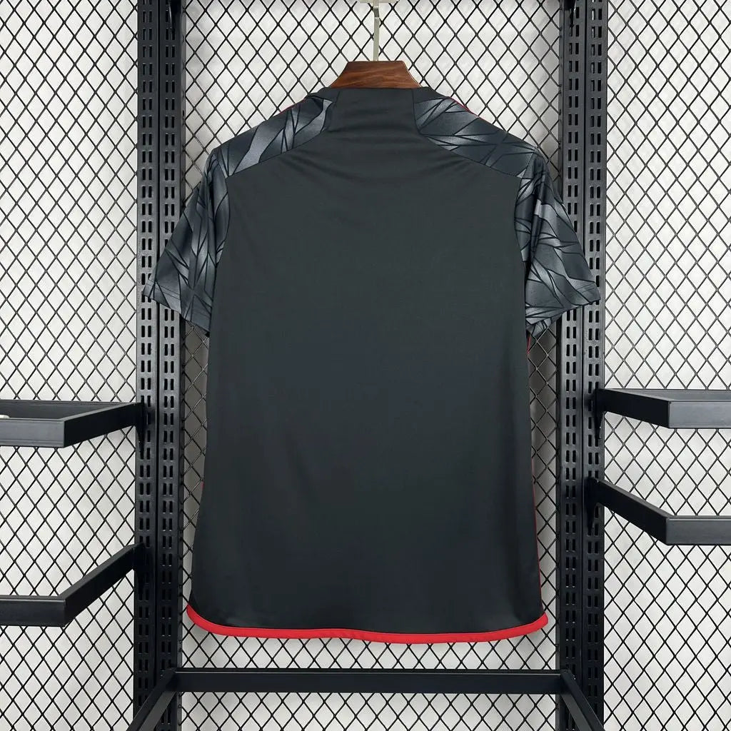 25/16 Maillot du FLAMENGO Noir/Rouge - Maillot du Monde