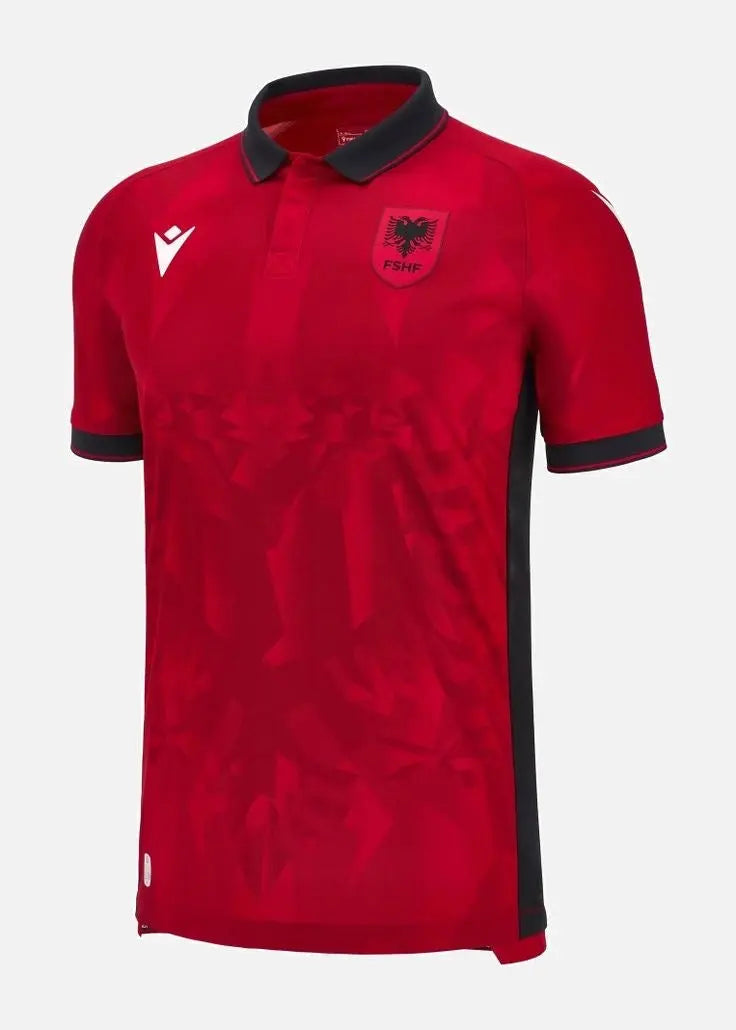 Maillot Albanie 2024 rouge - Maillot du Monde