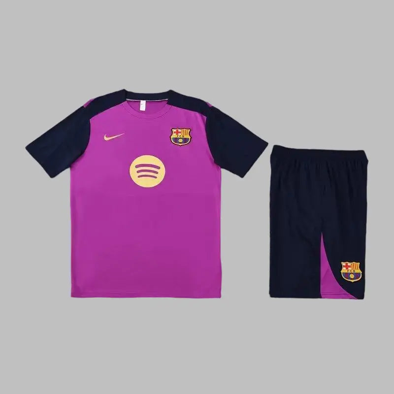 25/26 Ensemble d’entraînement FC BARCELONE Violet - Maillot du Monde