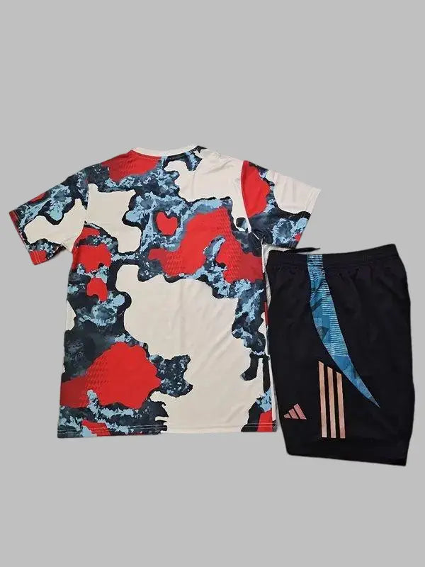 24/25 Maillot d’échauffement FC BAYERN Rouge/Bleu - Maillot du Monde