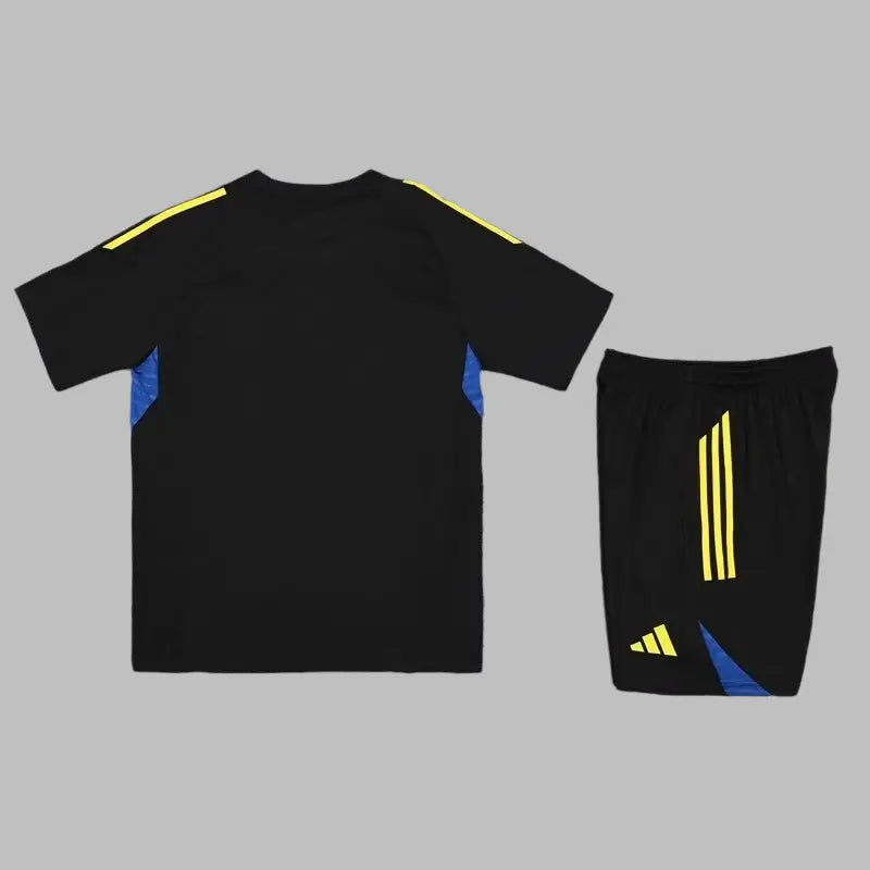24/25 Ensemble d’échauffement MANCHESTER UNITED Noir/Bleu/Jaune - Maillot du Monde