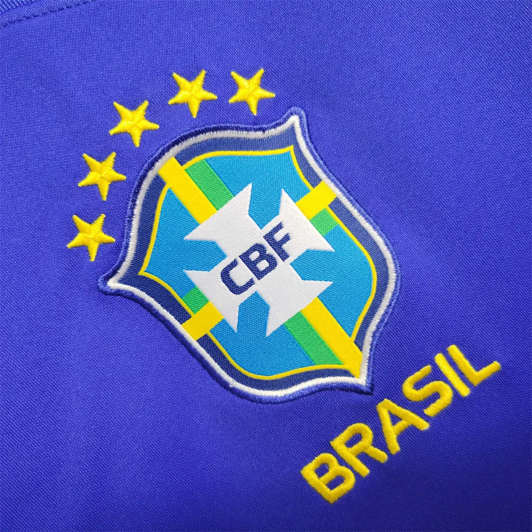 MAILLOT BRÉSIL EXTÉRIEUR 2022 VERSION MANCHES LONGUES - Maillot du Monde