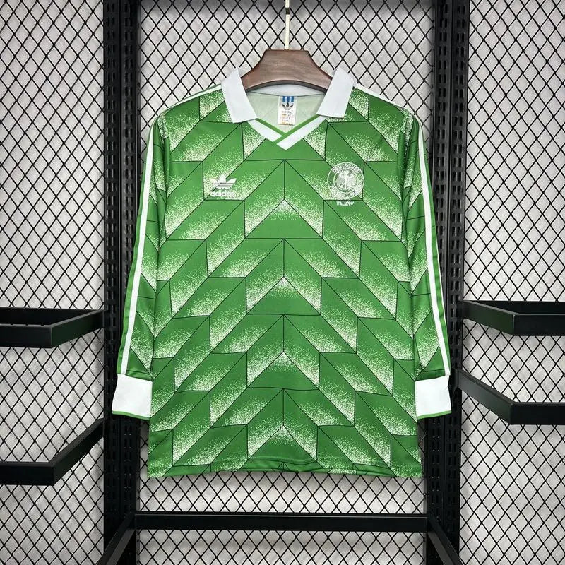MAILLOT ALLEMAGNE EXTÉRIEUR 1990 VERSION MANCHES LONGUES - Maillot du Monde