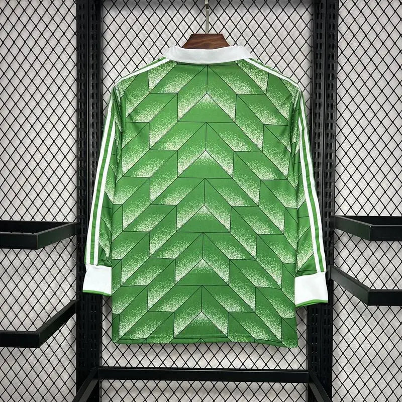 MAILLOT ALLEMAGNE EXTÉRIEUR 1990 VERSION MANCHES LONGUES - Maillot du Monde