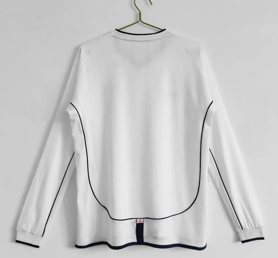 MAILLOT ANGLETERRE DOMICILE 2002 VERSION MANCHES LONGUES - Maillot du Monde
