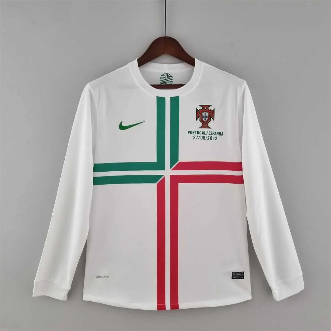 MAILLOT PORTUGAL EXTÉRIEUR 2012 VERSION MANCHES LONGUES - Maillot du Monde