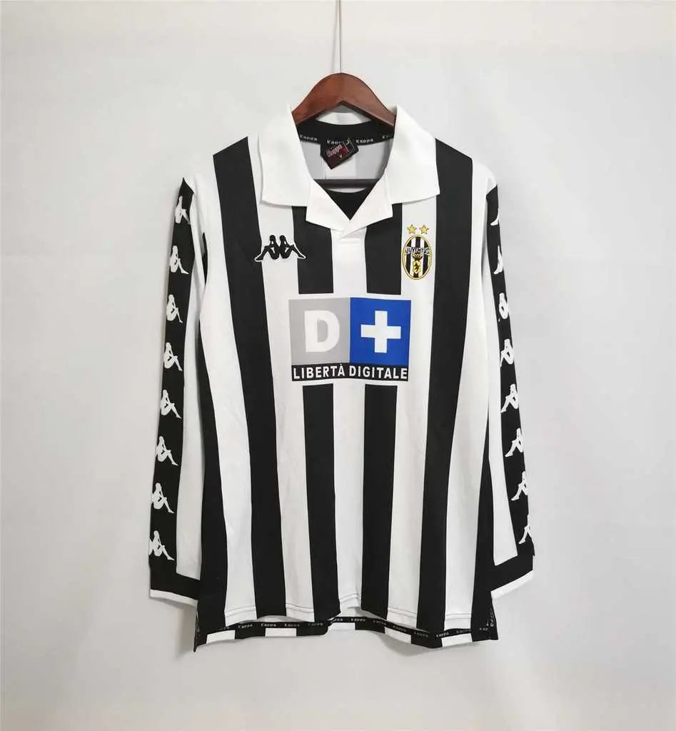 MAILLOT RÉTRO JUVENTUS DOMICILE 1999/2000 VERSION MANCHES LONGUES - Maillot du Monde