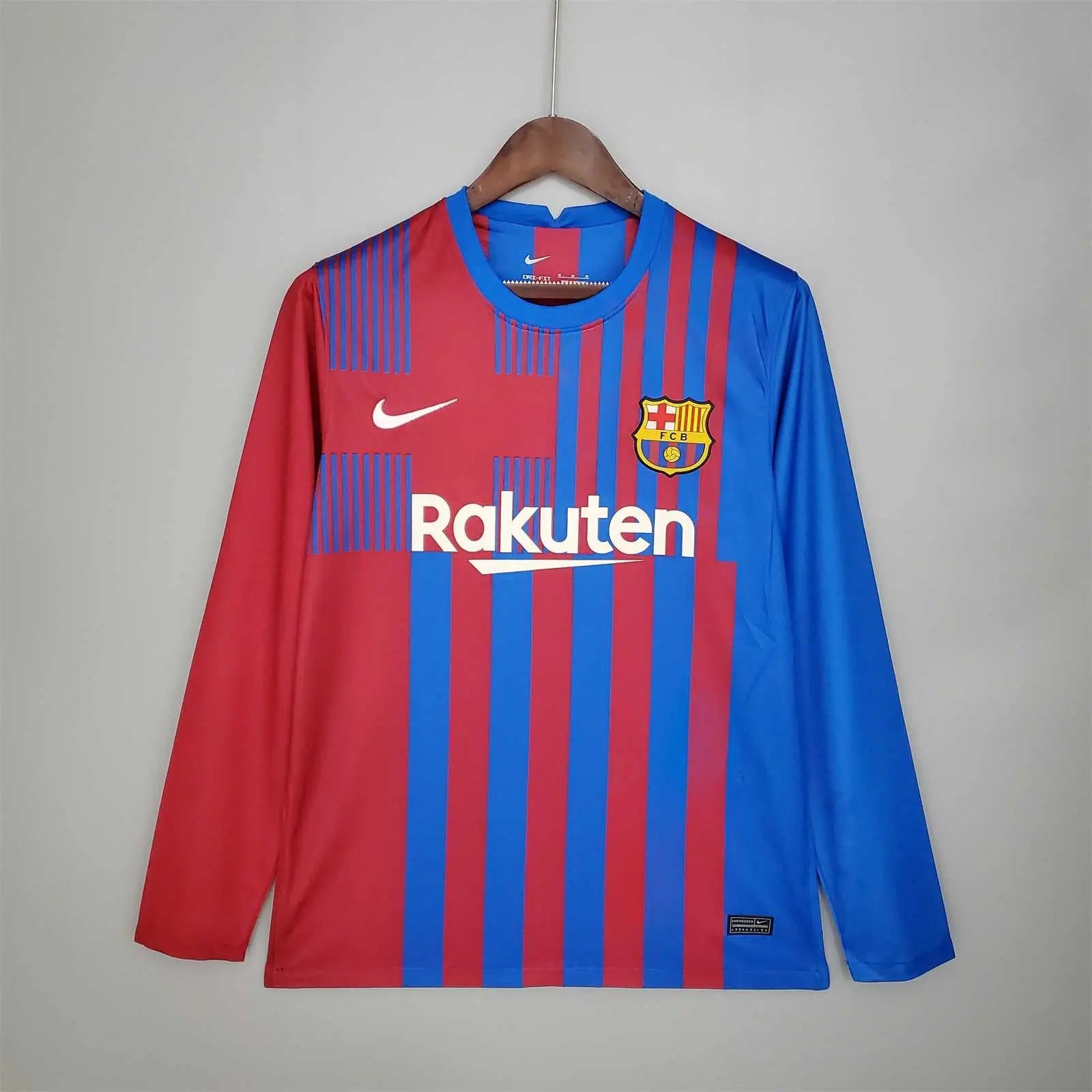 MAILLOT BARCELONE DOMICILE 2021/2022 VERSION MANCHES LONGUES - Maillot du Monde
