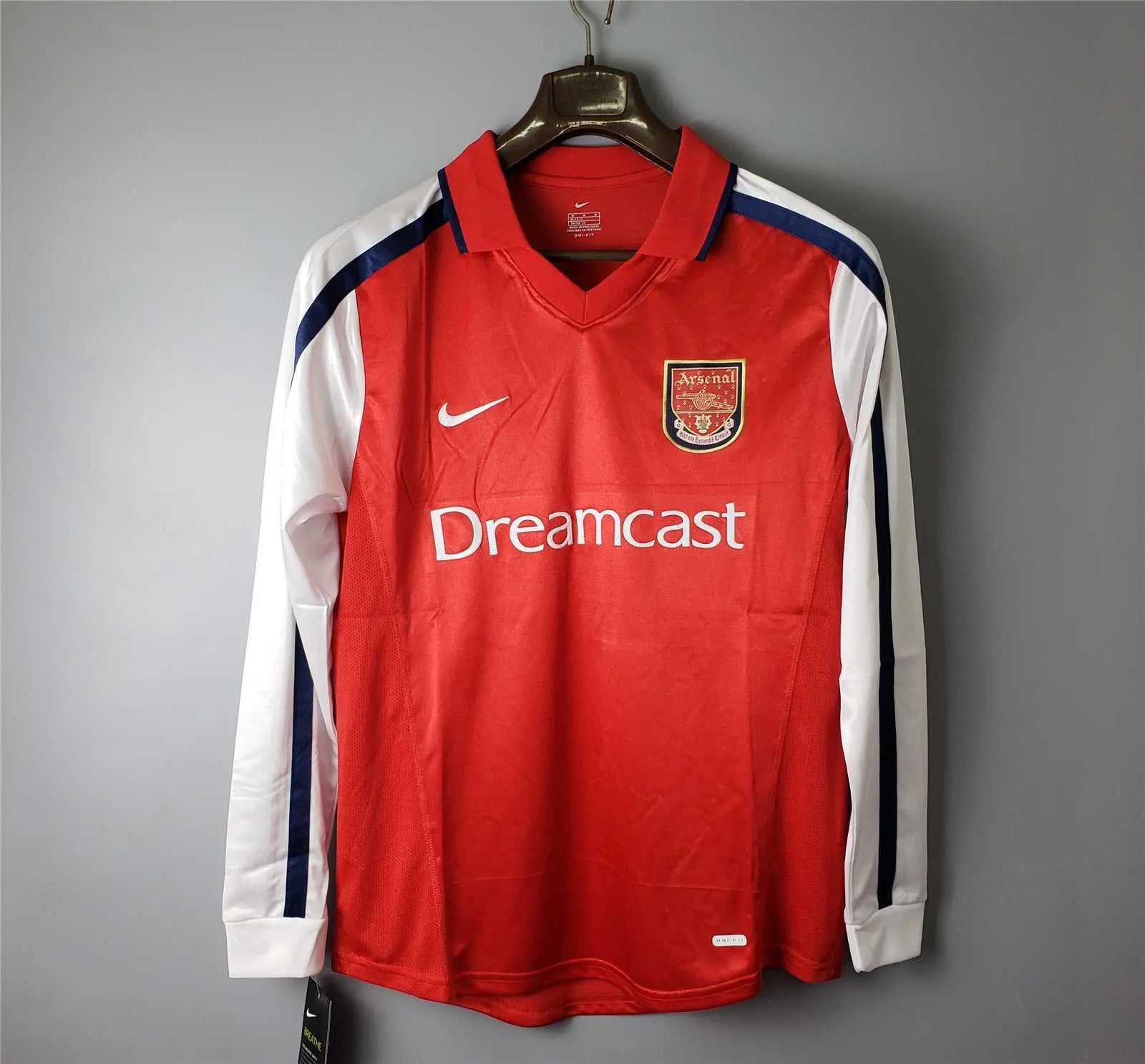 MAILLOT ARSENAL DOMICILE 2000/2001 VERSION MANCHES LONGUES - Maillot du Monde