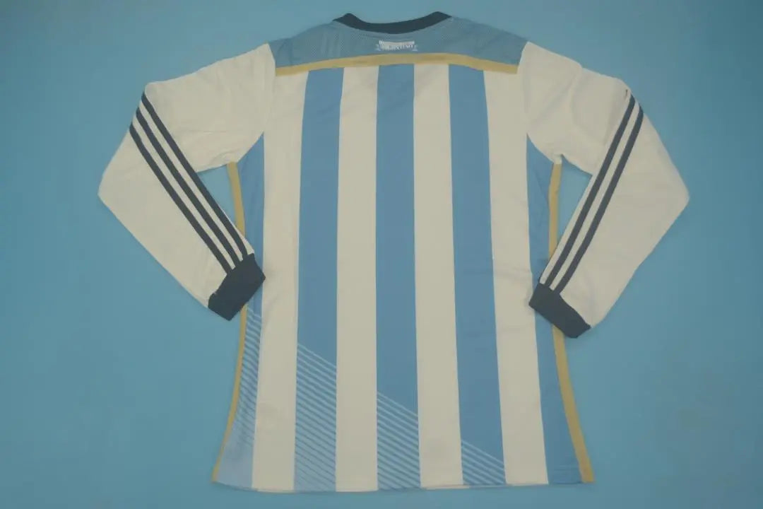MAILLOT ARGENTINE DOMICILE 2014  VERSION MANCHES LONGUES - Maillot du Monde