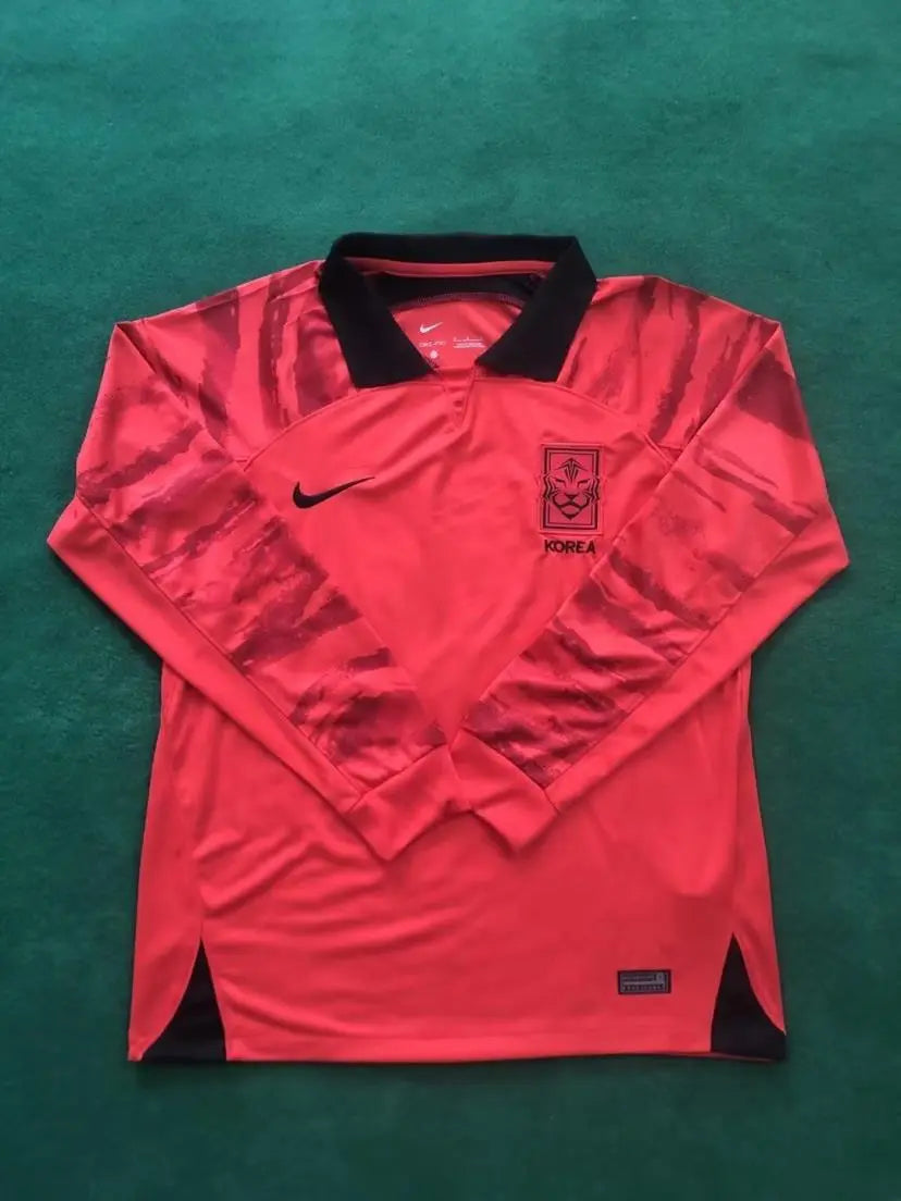 MAILLOT CORÉE DOMICILE 2022 VERSION MANCHES LONGUES - Maillot du Monde