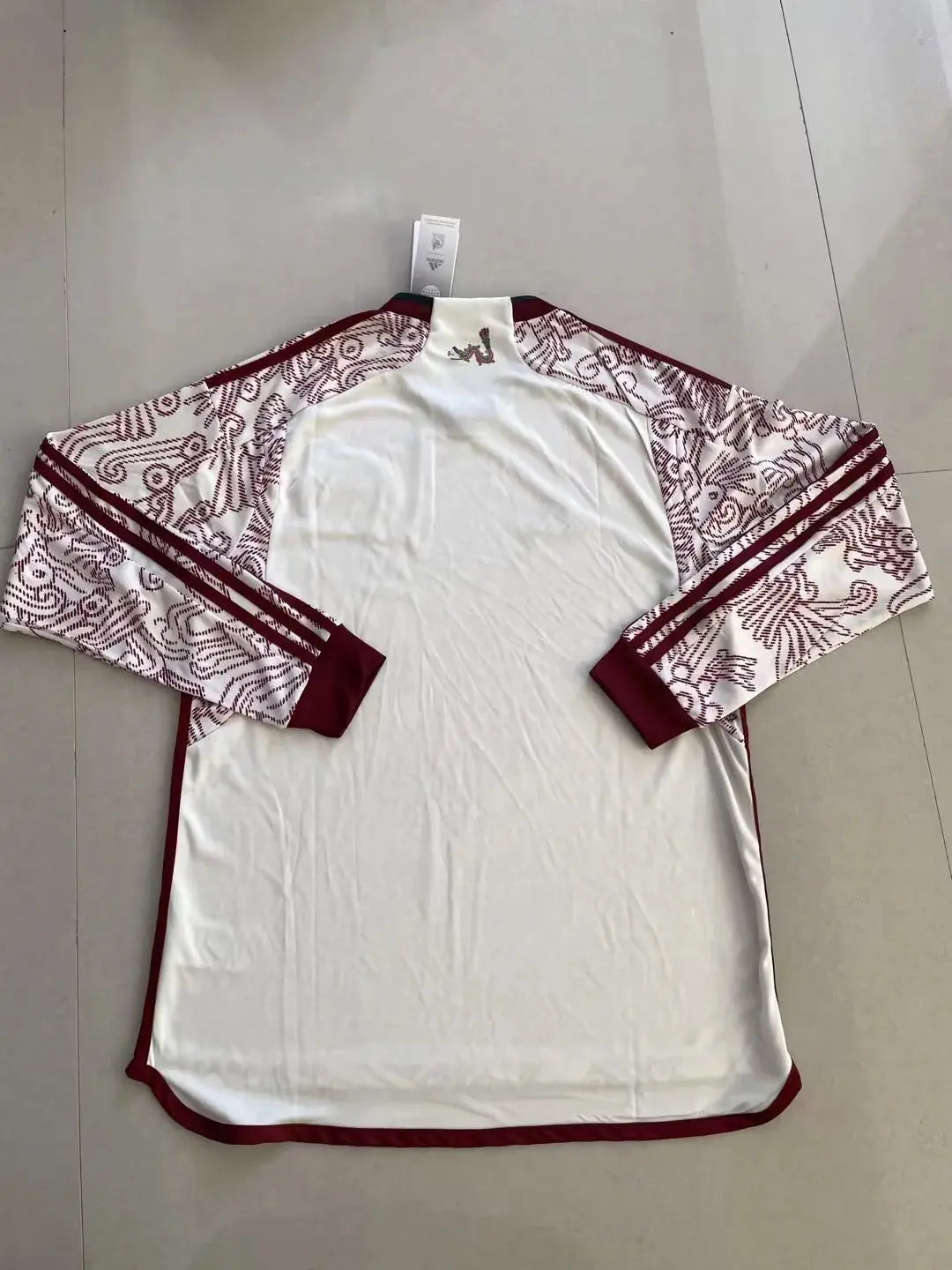 MAILLOT MEXIQUE EXTÉRIEUR 2022 VERSION MANCHES LONGUES - Maillot du Monde