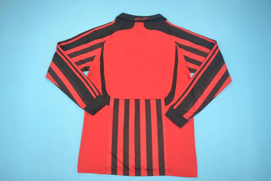 MAILLOT RETRO AC MILAN DOMICILE 2007/2008  VERSION MANCHES LONGUES - Maillot du Monde