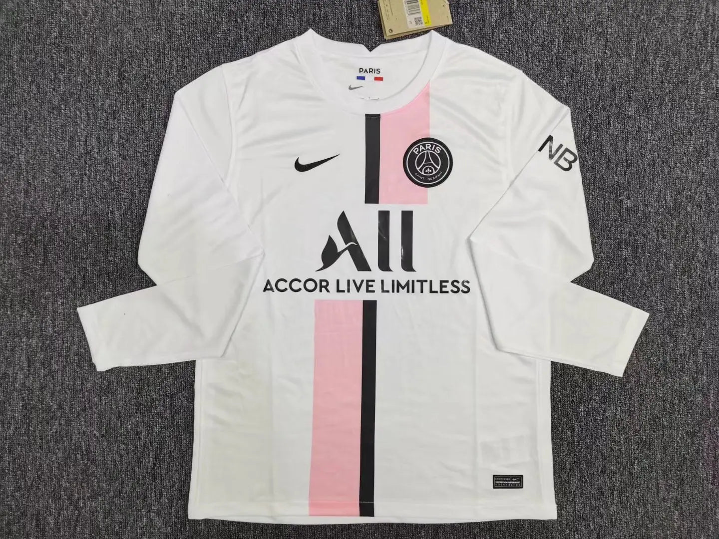 MAILLOT PSG EXTÉRIEUR 2021/2022 VERSION MANCHES LONGUES - Maillot du Monde