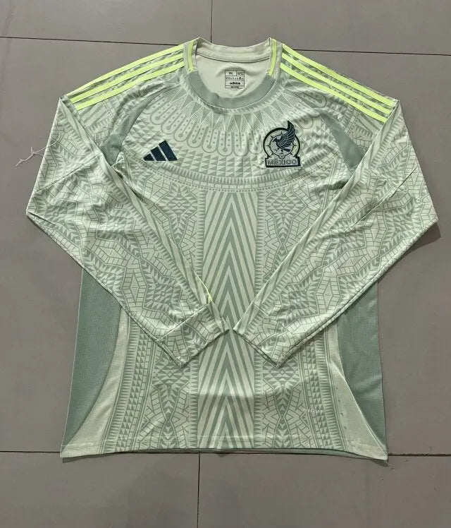 MAILLOT MEXIQUE EXTÉRIEUR 2024 VERSION MANCHES LONGUES - Maillot du Monde