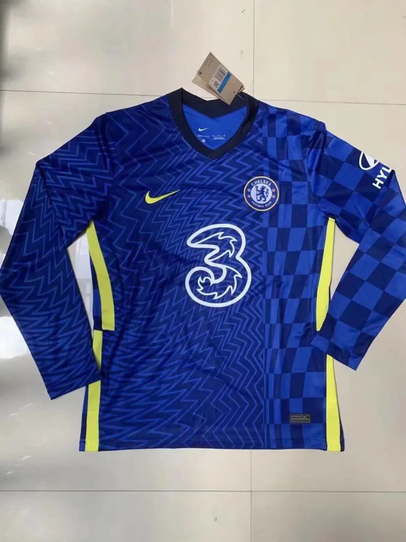 MAILLOT CHELSEA DOMICILE 2021/2022 VERSION MANCHES LONGUES - Maillot du Monde