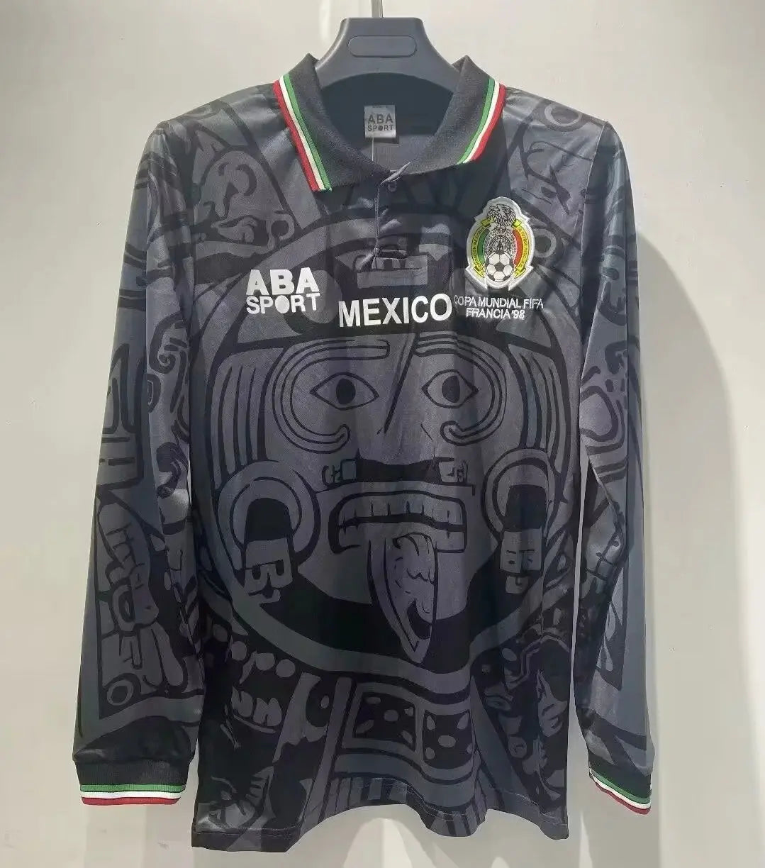 MAILLOT MEXIQUE 1998  VERSION MANCHES LONGUES - Maillot du Monde