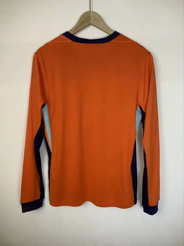 MAILLOT PAYS BAS 2024 VERSION MANCHES LONGUES - Maillot du Monde