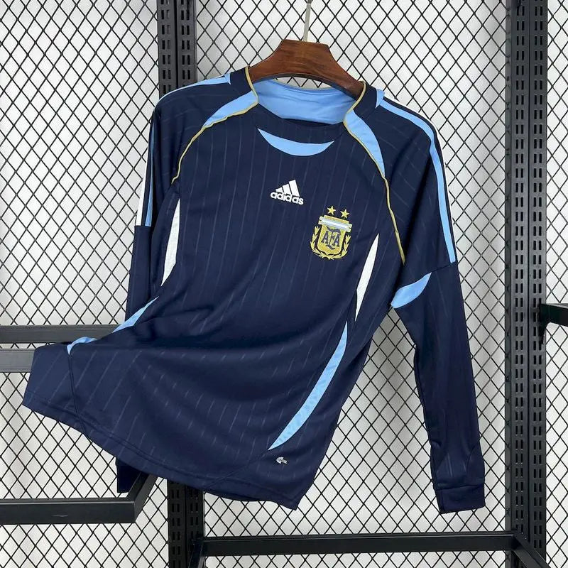 MAILLOT ARGENTINE EXTÉRIEUR 2006 VERSION MANCHES LONGUES - Maillot du Monde